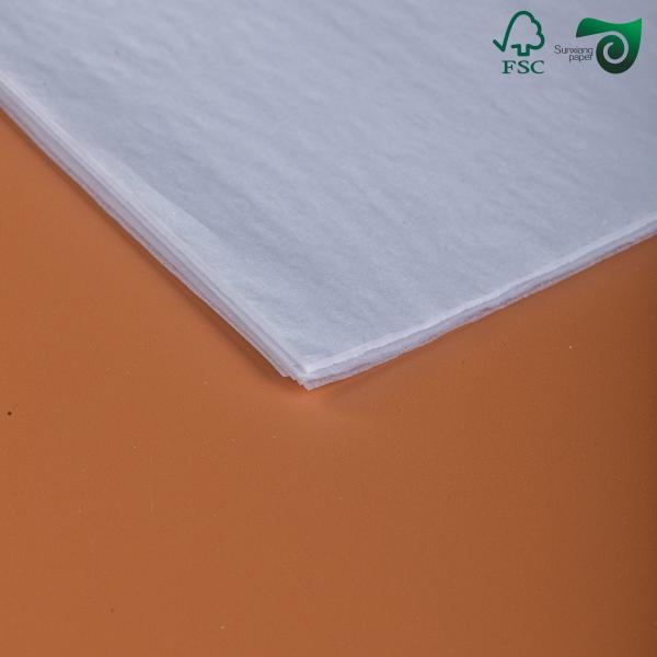 28 gm 24 gm papier d'emballage de paille blanc de qualité alimentaire en 30 mm 44 mm Tailles FSC