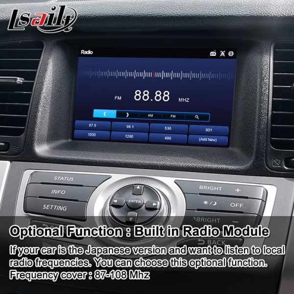 Lsailt Android Screen Car Multimedia Display for Nissan Murano Z51 2008-2014