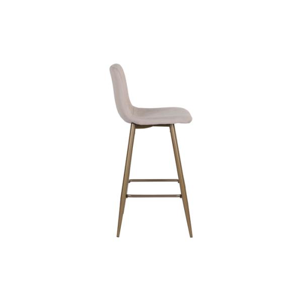100cm Height 70kg Load Fabric Bar Chair With Metal Legs