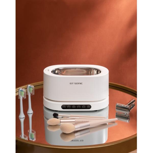 Electric Glasses Ultrasonic Cleaner: UV Light For Sterilizing, 4 Cleaning Modes, 500ML Detachable Tank For Dentures