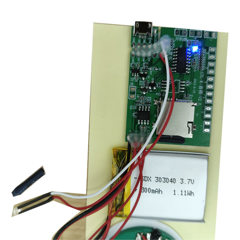 MP3 Модуль звуковой музыки 30s 60s 120s 180s с зарядной батареей