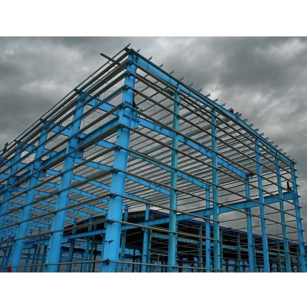 Prefab Steel Structure Car Showroom Small Warehouse Garage Workshop Building