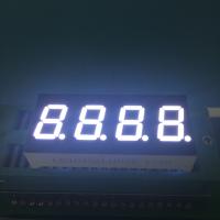Ultra Bright White 4 Digit 0.4inch 7 Common Cathode Segment LED Display for Instrument Panel