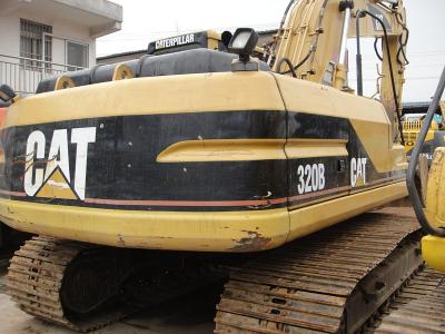 O alcance longo usou a máquina escavadora 320BL do gato, mini tamanho usado da sapata dos escavadores 800mm