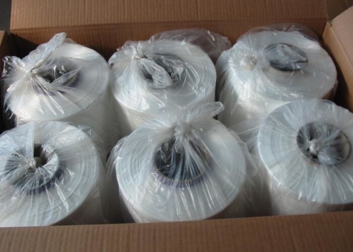 Colored 100 Polypropylene Spun Yarn 1000D - 3000D For Knitting Safety Belts , FDY Type