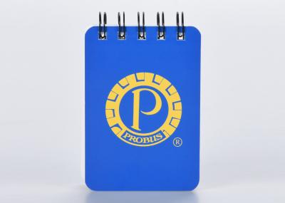Mini caderno duro à moda natural superior da tampa com nome da empresa feito sob encomenda