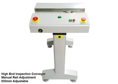Transportador de link PCB de 650 mm 20 M/min 0,5 m a 0,6 M com ajuste manual da largura do trilho