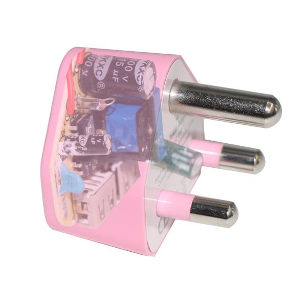 SA Plug Dual USB-A Wall Charger 5V 2.4A for Mobile Devices