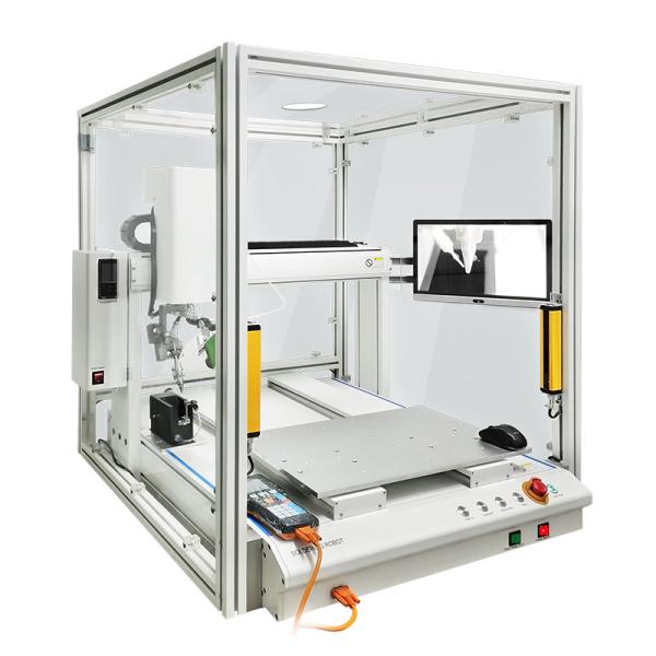 Micro Wave Automatic Soldering Robot Lead Free With Acrylic Cover