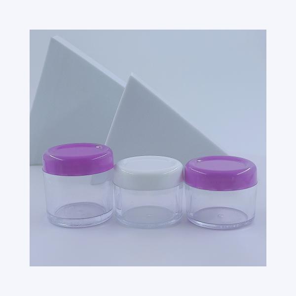 Estampagem Impressão Manuseio 20 ml plástico transparente acrílico cosmético frasco de creme embalagem