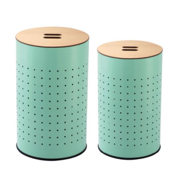 35L 55L Morden Stainless Steel Perforated Dustbin Beautiful Design