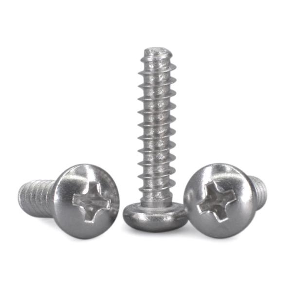 Pan Head Sheet Metal Tapping Screws , Pan Head Blunt Point Self Tapping Screws
