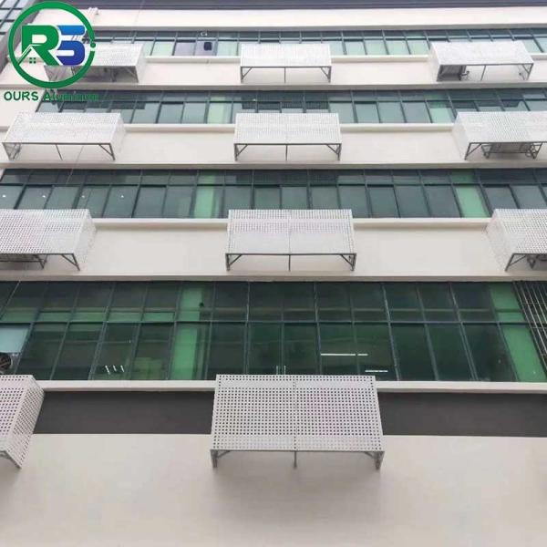 Пефорированная крышка металла листов алюминиевая для крышки предохранения от блока Ac на открытом воздухе огнеупорной