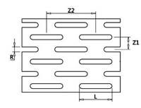 Отверстие 0.1mm до 8mm слота пефорированная сетка металла для жидкостей и фильтрации твердых тел