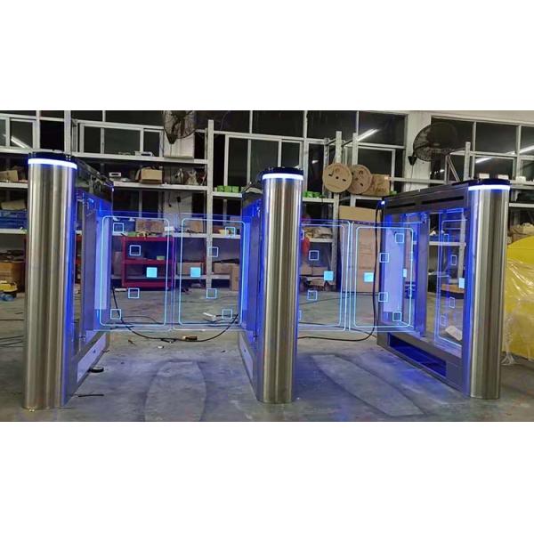 Пешеходный турникет управления доступом распознавания лиц барьера ворот качания портативный оптически