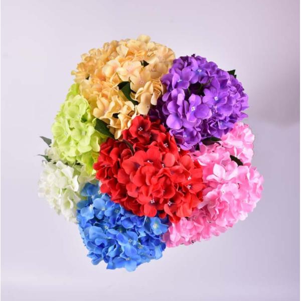 Fábrica de seda simulada de bolas de flores para decoración del hogar ramo de bodas