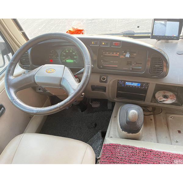 GAC 19 мест Подержанный автобус 6м LHD Euro 3 Дизельный двигатель 127hp Подержанный мини-автобус