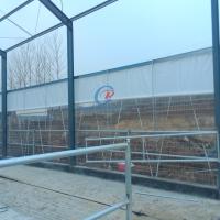Steel Metal Shed Construction , Prefab Steel Shed For Dairy Farm