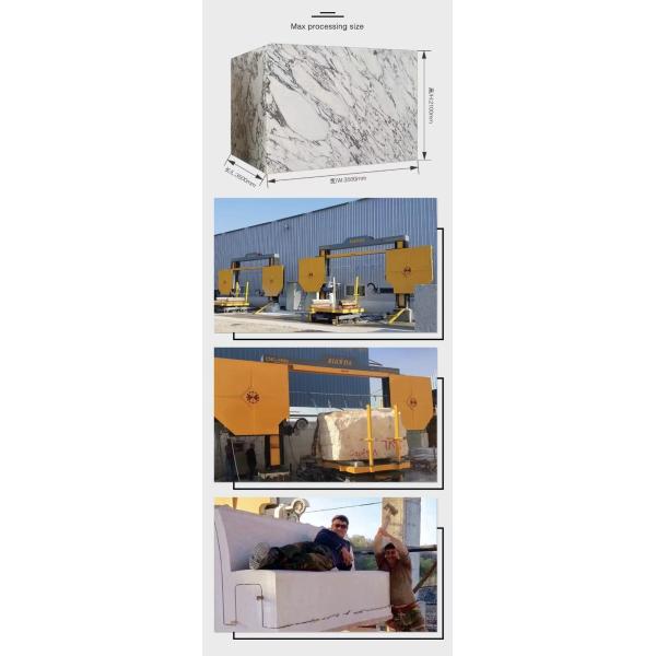 35m /S CNC Stone Carving Machine 18kw For Granite