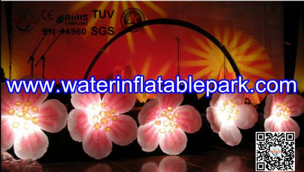 Large Inflatable Wedding Flower Decoration Led Decorative Lights