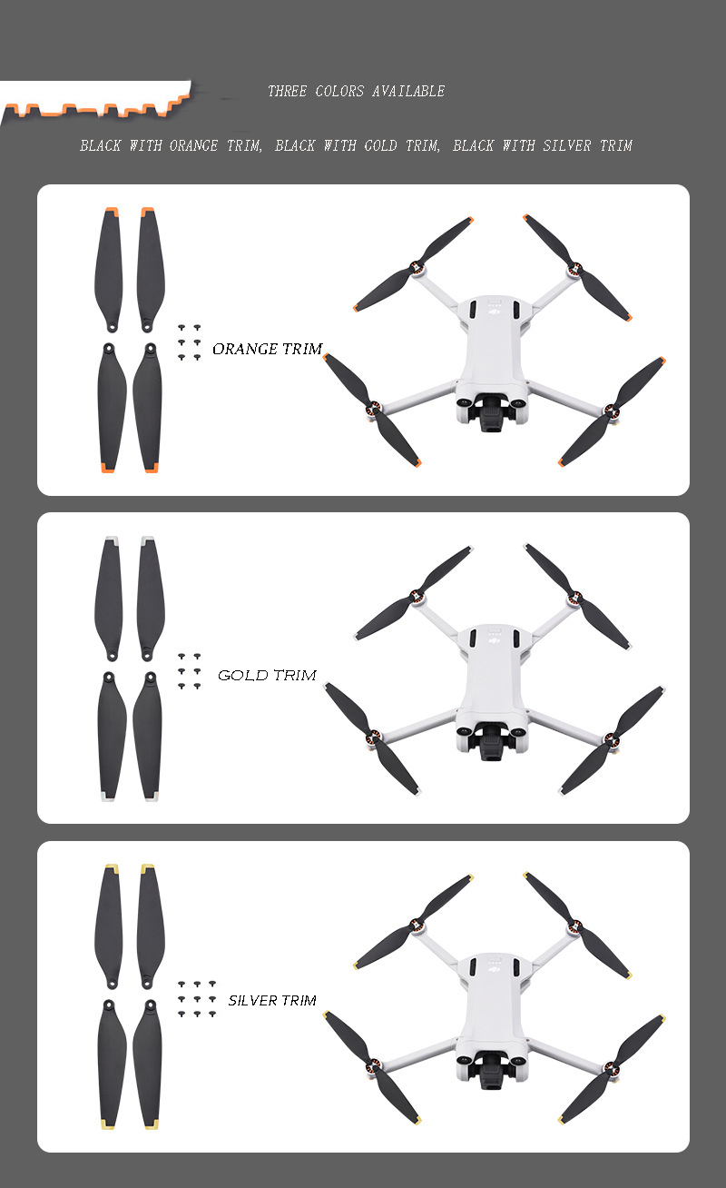 Mini Propeller Blade Wing Drone 6030 Accessories Drones For Dji 3 Pro
