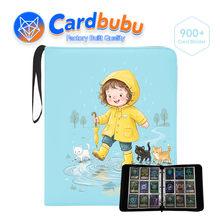 Custom 900 Pocket Card Binder Factory for Game Brands Bulk Orders CCG Factory