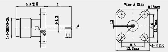 Gold Plated Brass Coaxial Cable Connectors SMA Female for Communication