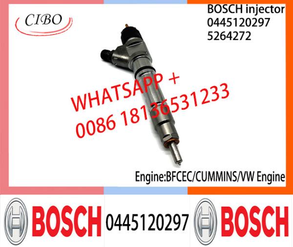 Conjunto original 0445120297 do injetor de combustível diesel de BOSCH 0445120297 5264272 para o motor da VW de BFCEC CUMMINS