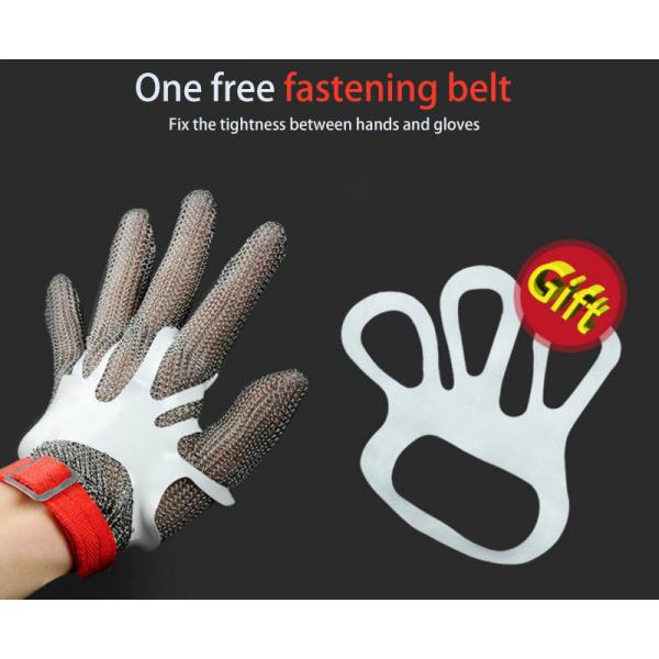 Cut Resistant Stainless Steel Safety Glove For Meat Food Processing