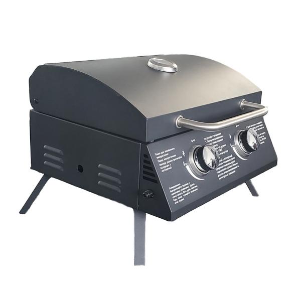 55*46.5*41cm Grill de gás portátil Cozinha ao ar livre com Grill de gás tipo metal de aço