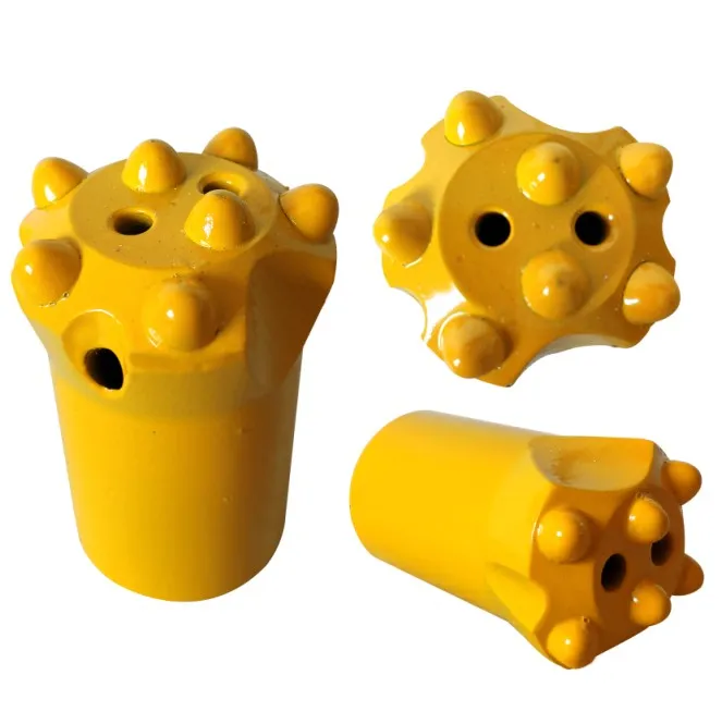 7 Degree Rock Drill Tapered Button Bit High Strength