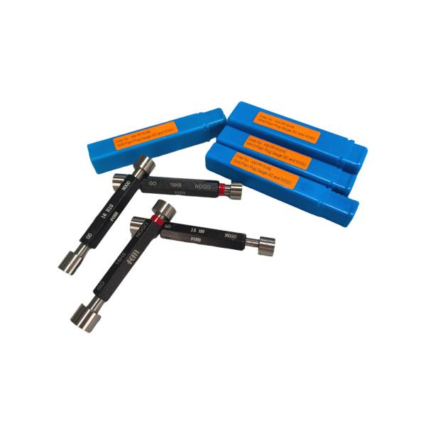 Precision Plain Plug Gauge GO and NOGO Set for Hole Size Inspection