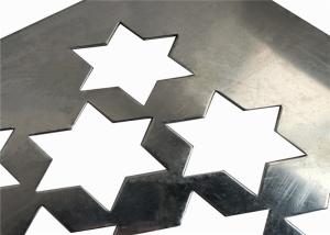 O comprimento 1.5mm do furo 1220mm da estrela perfurou a folha inoxidável