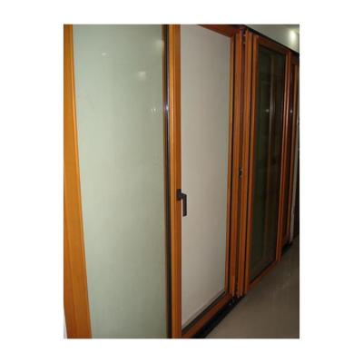 Curved Glass Wooden Fold Door Bifold Custom Interior Plexiglass Door
