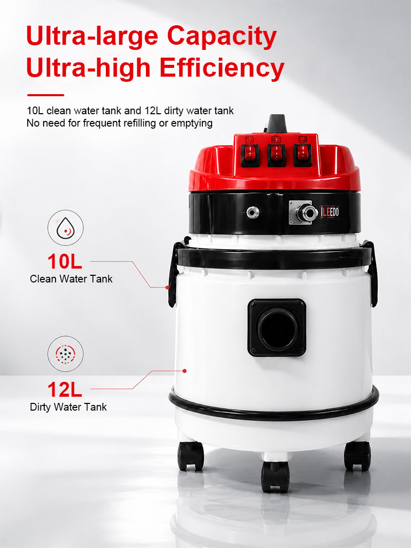 Small Industrial Steam Cleaning Machine 10L Dry/Wet Sofa Dry Cleaning Machine Suitable for Hospital Hotel