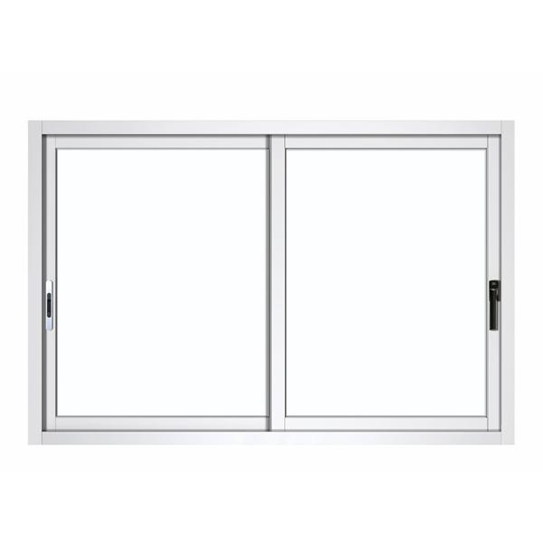 Ventanas de aluminio de doble acristalamiento de vidrio deslizante con acristalamiento triplex