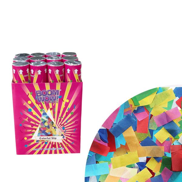 12pack Colorful Paper Party Confetti Poppers For Indoor