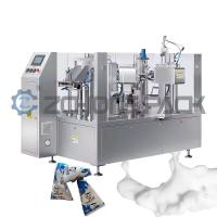 Máquina de embalaje de líquidos giratoria de ocho estaciones bolsa prefabricada de acero inoxidable 304/316