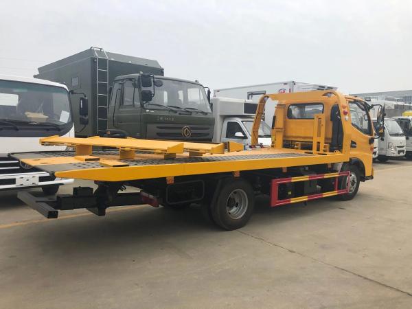 Vehicle Recovery Broken Car Van Saving 5meter Flatbed Hydraulic Lifting JAC Wrecker Towing Recovery Truck Body
