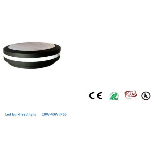 20W Dimmable IP65 Outdoor LED Kitchen Ceiling Lighting  White Toilet / Garden Round 300 x 300