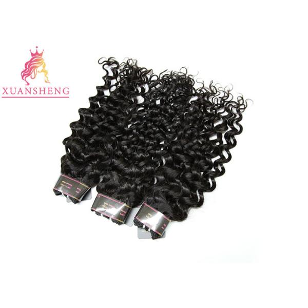 10A Peruvian Hair Bundles Weave Unprocessed Curly Italian Curly Extensions
