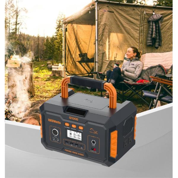 999Wh 1000W Внешний мобильный источник питания ЖК-дисплей Смартфоны планшеты совместимы