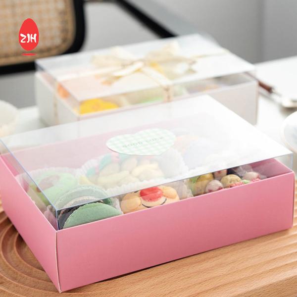 Recyclable Macaron Biscuits Box Packaging Cake Chocolate Box