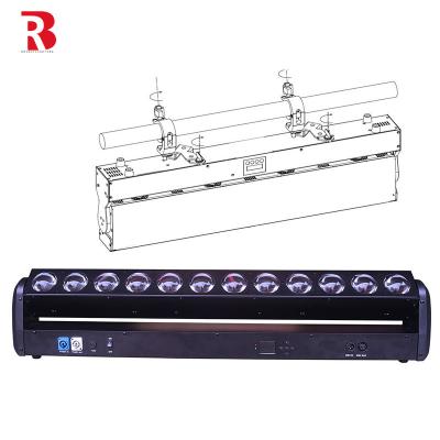 DMX512 LED Pixel Bar 12pcs 30W RGBWW 4-In-1 LED Beam Wash Light para festa