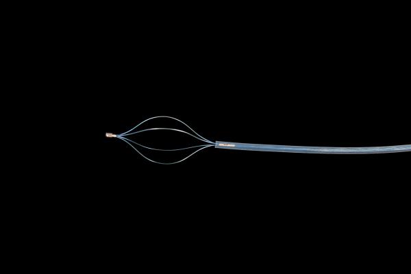 Disposable Stone Extraction Basket Spiral Shape Stainless Steel / ABS Material