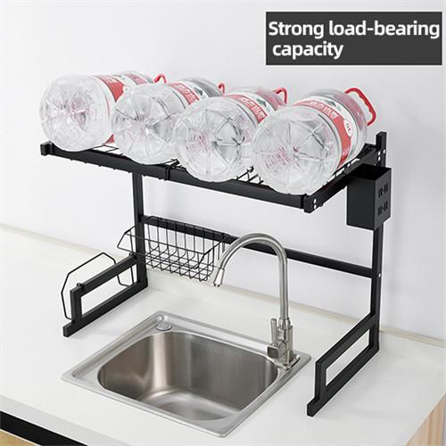 Kitchen Shelf Above Sink Draining Rack  Single Layer Retractable Anti Slip Customizable LOGO