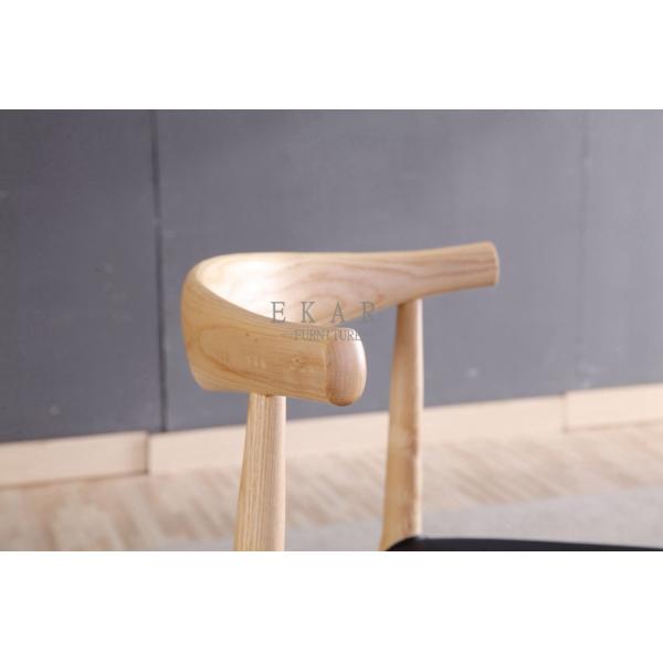 Modern Ash Wood Nordic Design Leather European Dining Chair