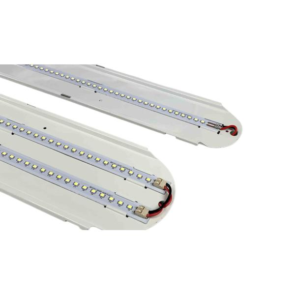 Пар Ip 65 плотный свет делает водостойким привел светлый Tri свет 4ft приведенный парковки приспособления пара света СИД доказательства плотный