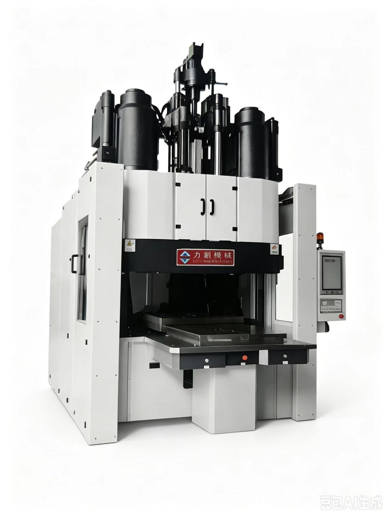 Low Stage Vertical Injection Molding Machine Single Sliding Table Design