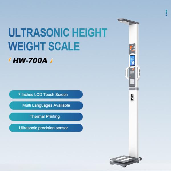 Newest Intelligent Digital Height and Weight Scale with BMI Measurement G.W. of 30kg